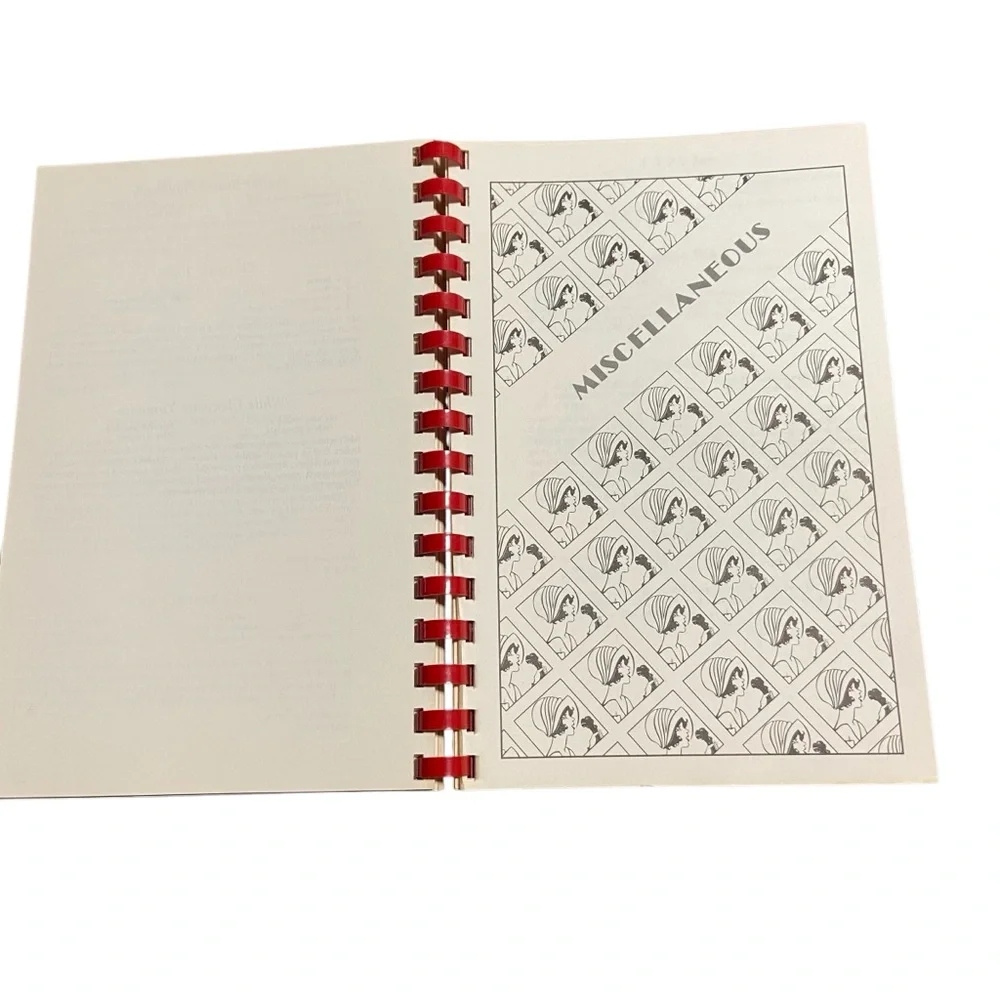 Vintage Spiral-Bound Cookbook Soft Cover The Roaring 20th Auction Recipe Book